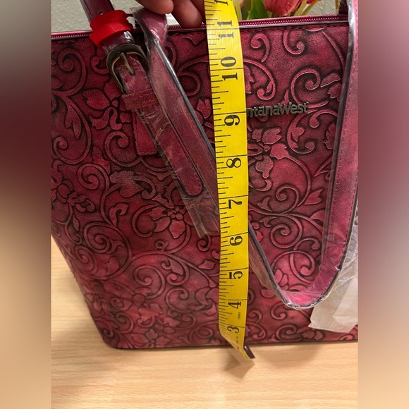 Montana West Fuchsia Large Tote - Picture 7 of 15